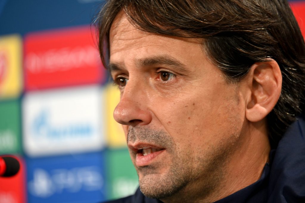 Simone Inzaghi SS Lazio conferenza stampa