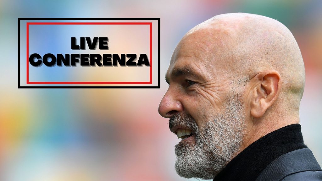 Stefano Pioli AC Milan Conferenza Live Milan