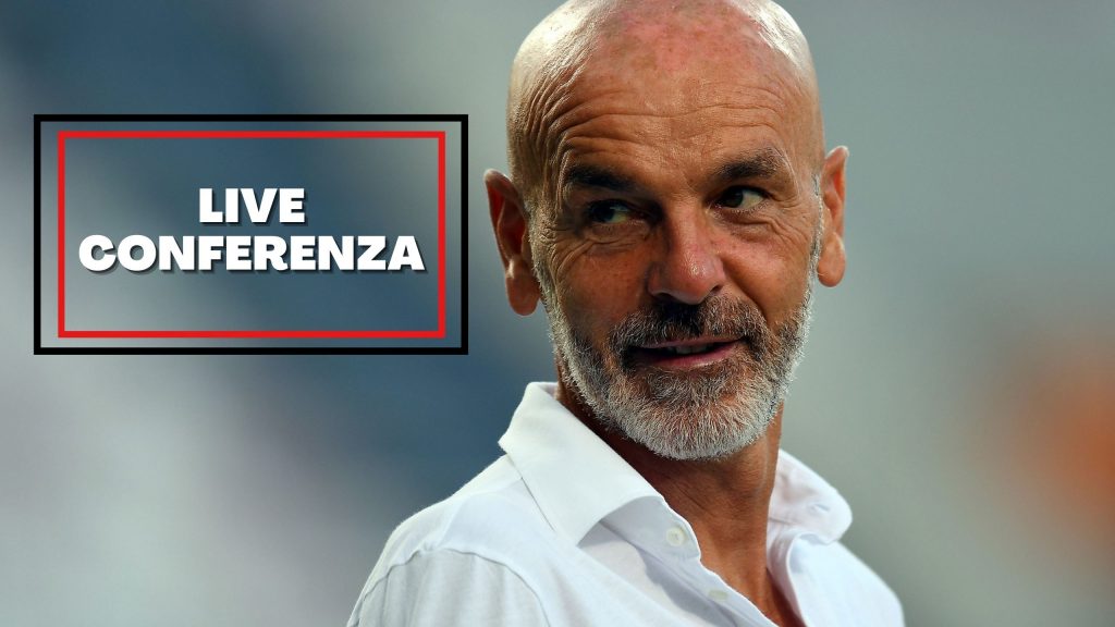 Stefano Pioli AC Milan Conferenza Live Milan