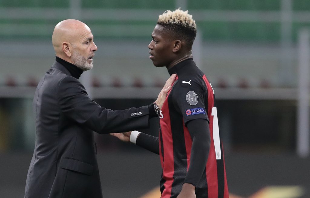 Stefano Pioli Rafael Leao AC Milan