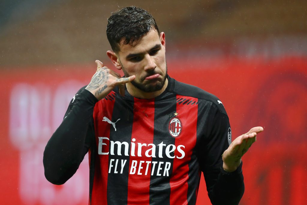 Theo Hernández AC Milan Milan-Lazio