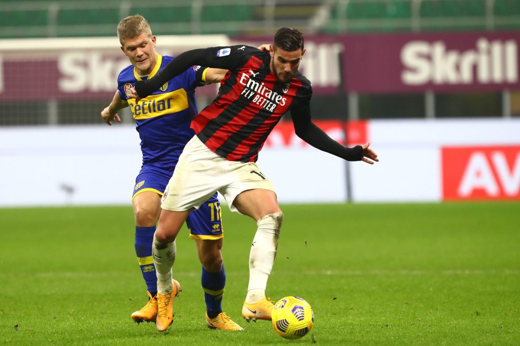 Theo Hernández AC Milan Milan-Parma