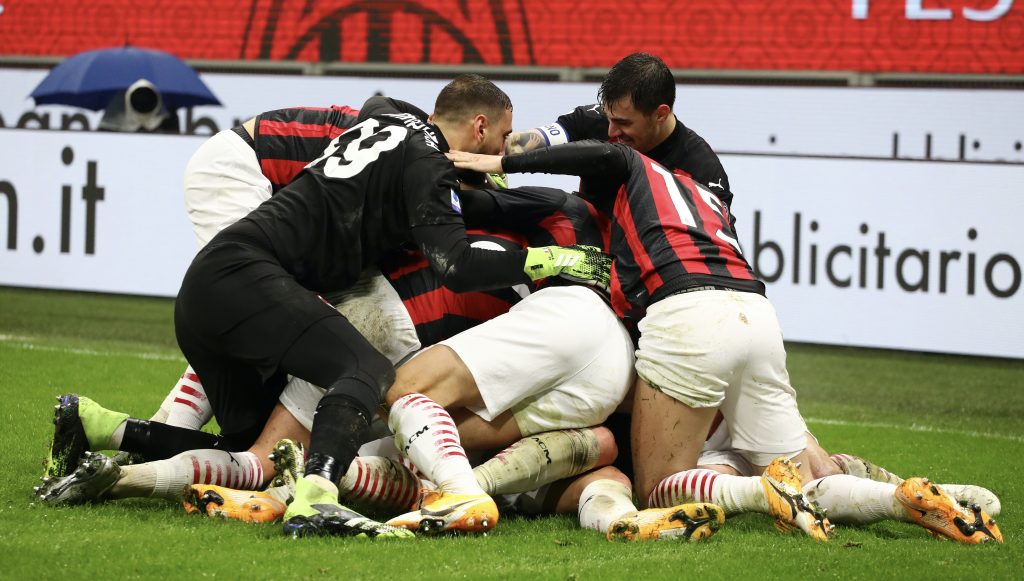 Theo Hernández AC Milan Milan-Lazio