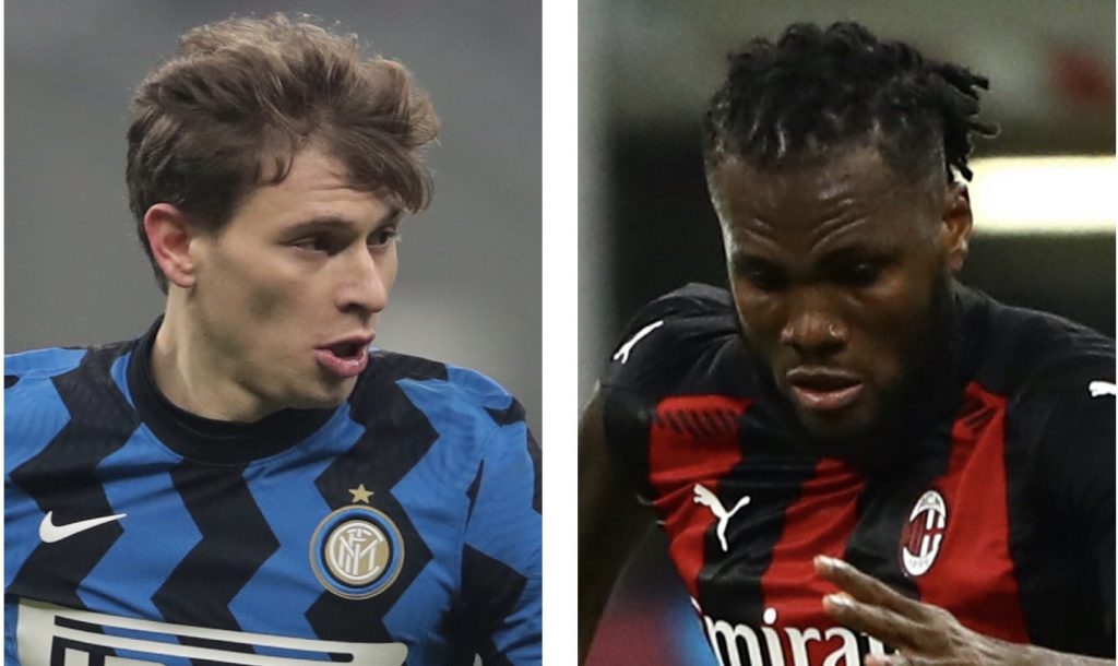 Nicolò Barella Inter Franck Kessié AC Milan