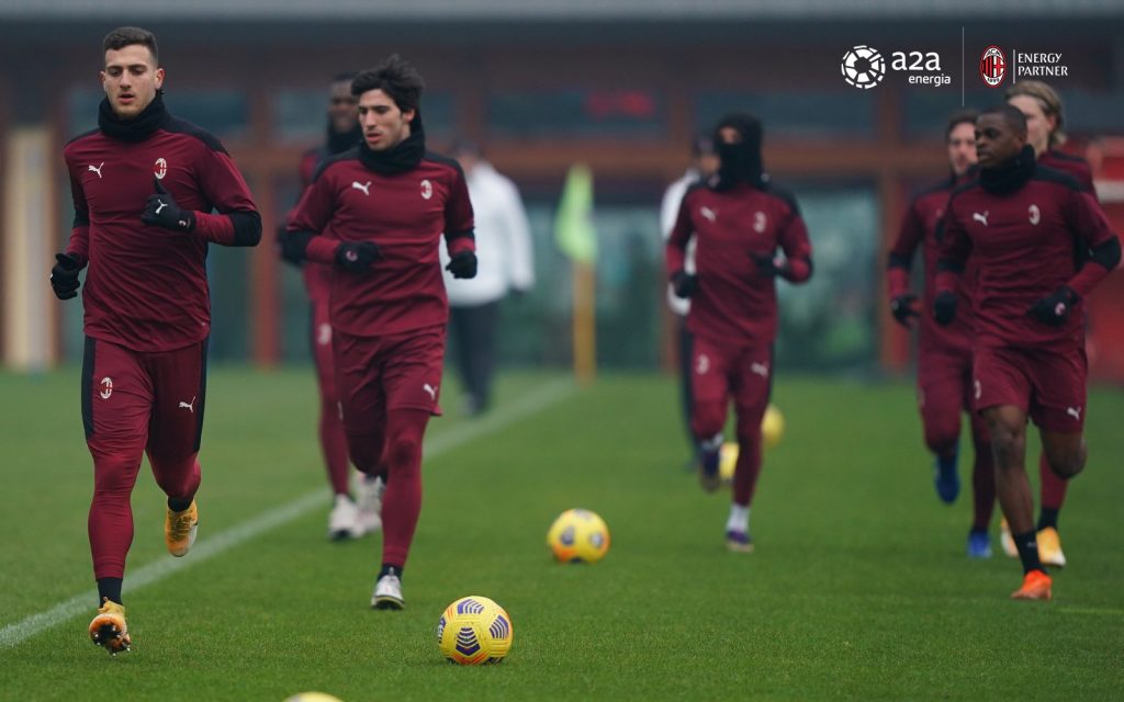 AC Milan allenamento