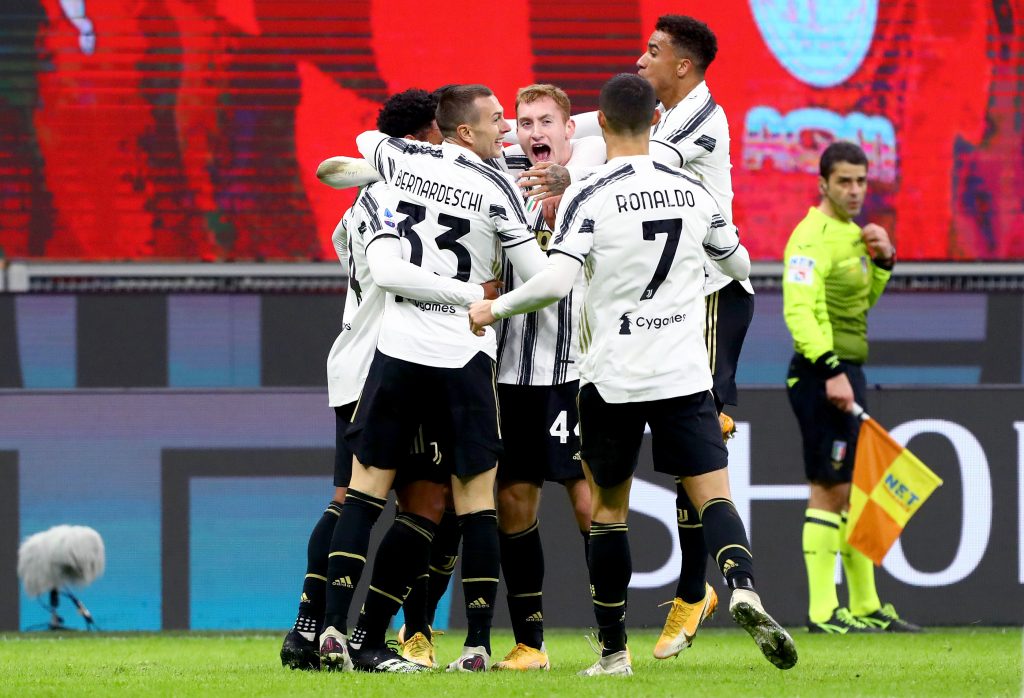 Esultanza Juventus Milan-Juventus