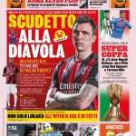 La Gazzetta dello Sport, la prima pagina di oggi, mercoledì 20 gennaio 2021