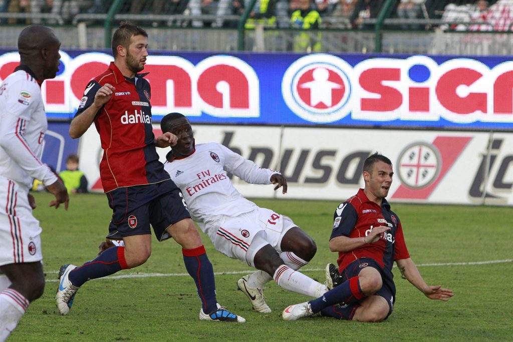 Rodney Strasser Cagliari-Milan