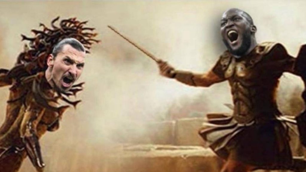 Zlatan Ibrahimovic Romelu Lukaku Milan Inter