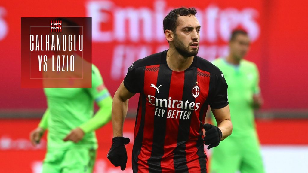 Calhanoglu gol video AC Milan Lazio news (GettyImages)