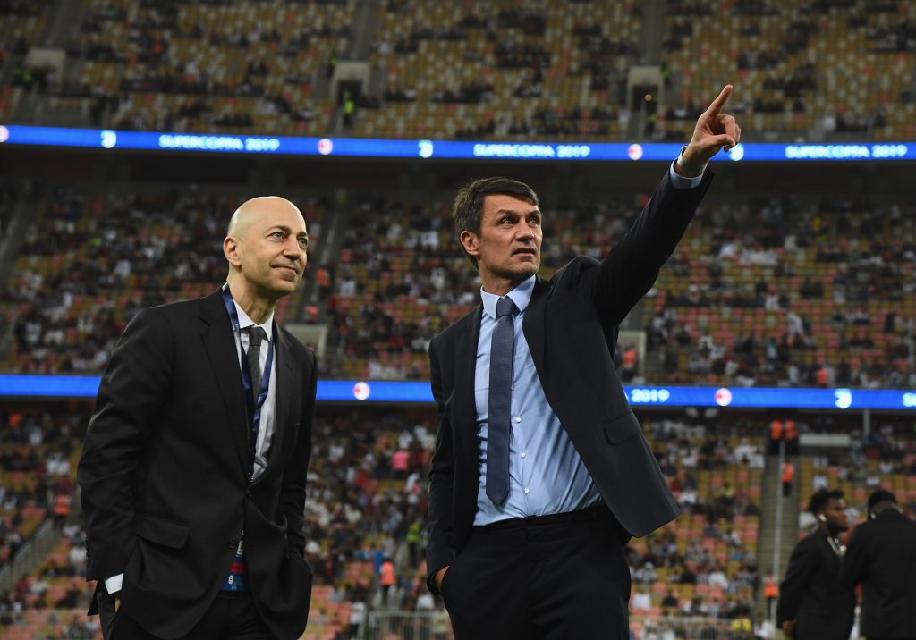 Ivan Gazidis Paolo Maldini AC Milan