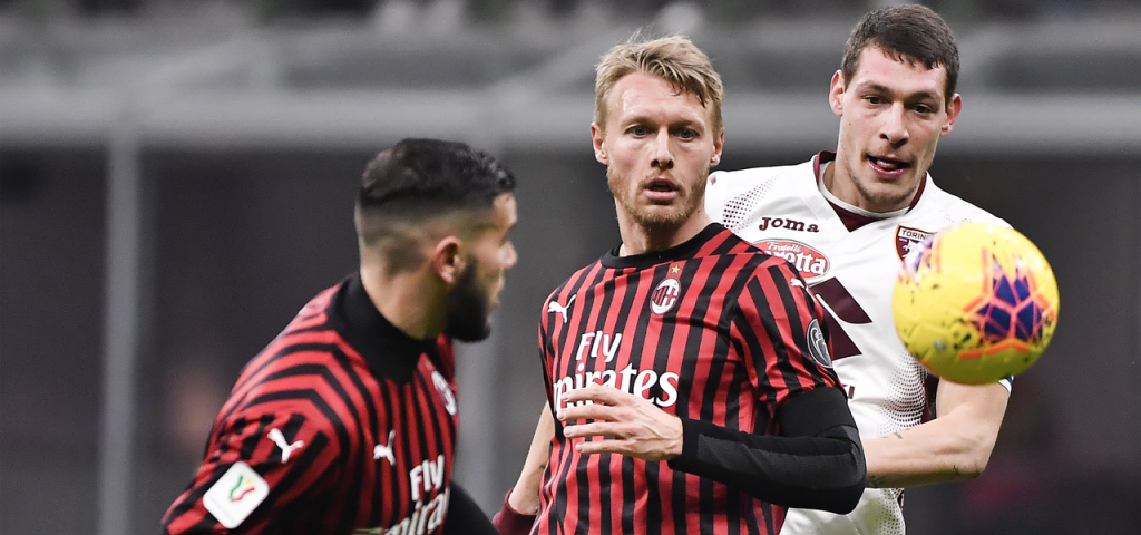 kjaer ac milan torino news