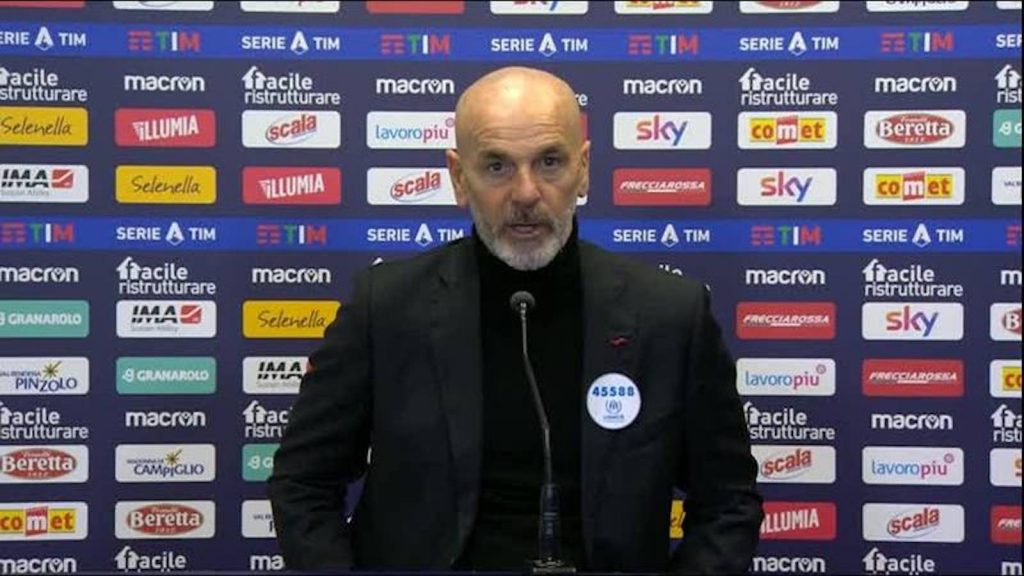 Stefano Pioli AC Milan Bologna-Milan