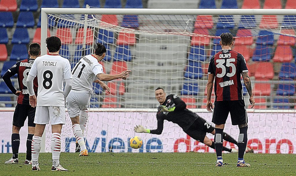 Zlatan Ibrahimovic AC Milan Bologna-Milan