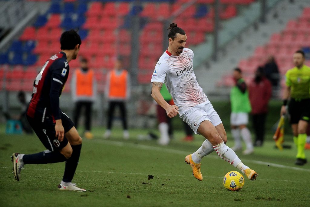 Zlatan Ibrahimovic AC Milan Bologna-Milan