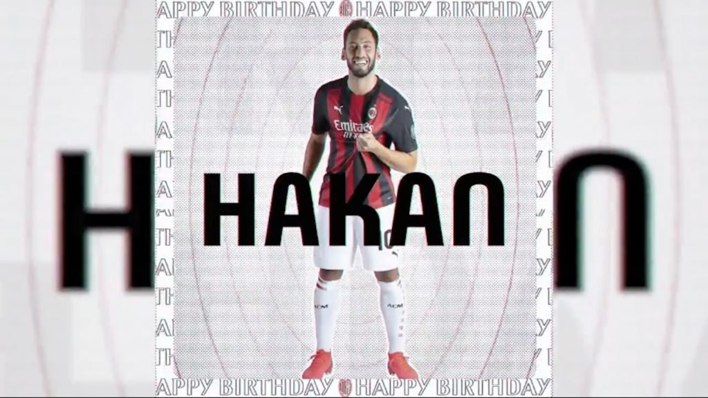 AC Milan compleanno Calhanoglu