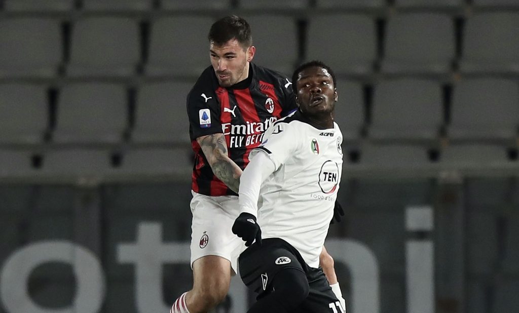 Alessio Romagnoli AC Milan Spezia-Milan