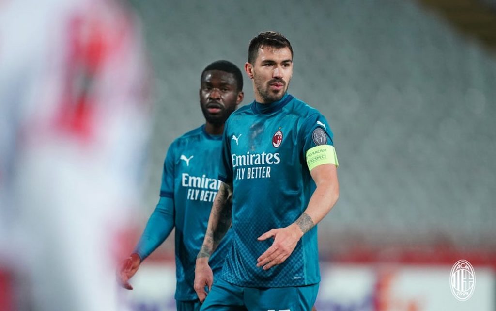 Alessio Romagnoli AC Milan Stella Rossa-Milan Europa League