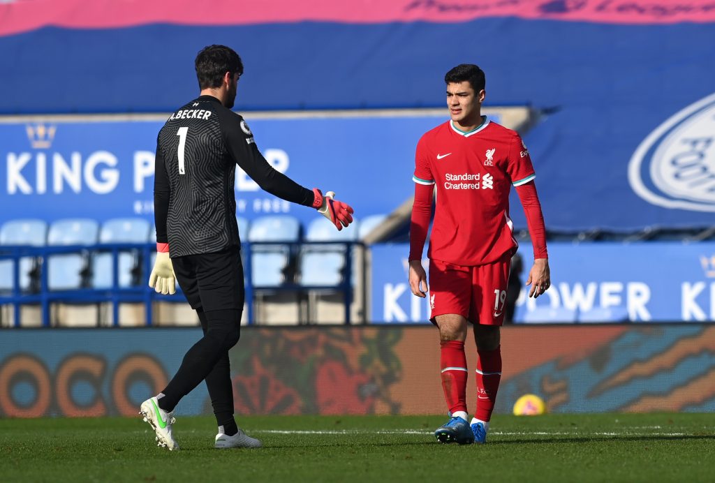 Alisson Becker Ozan Kabak Liverpool