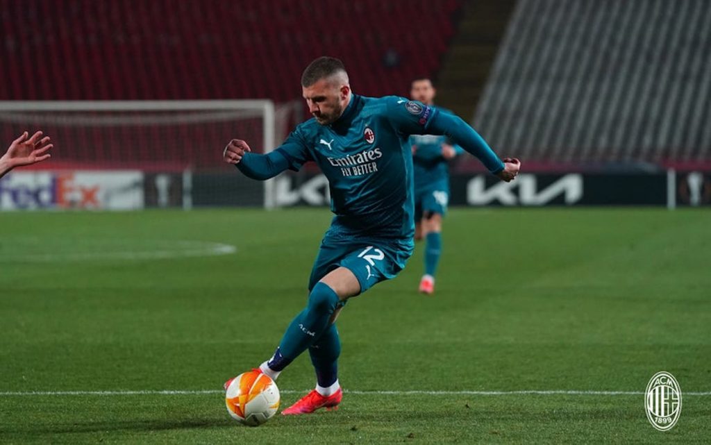 Ante Rebic AC Milan Stella Rossa-Milan Europa League
