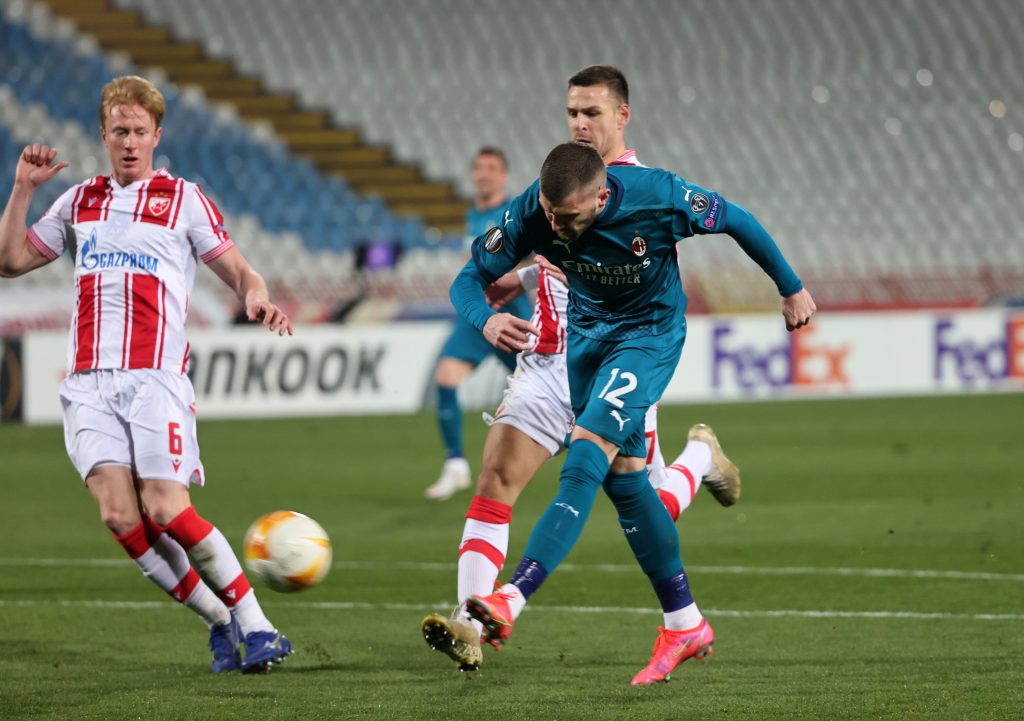 Ante Rebic AC Milan Stella Rossa-Milan Europa League