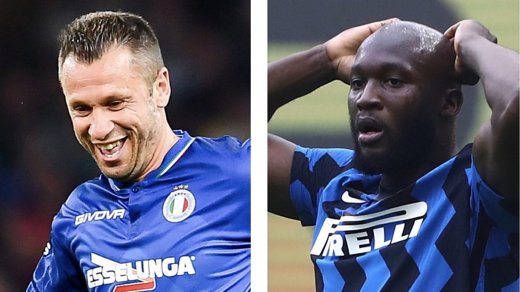 Antonio Cassano Romelu Lukaku