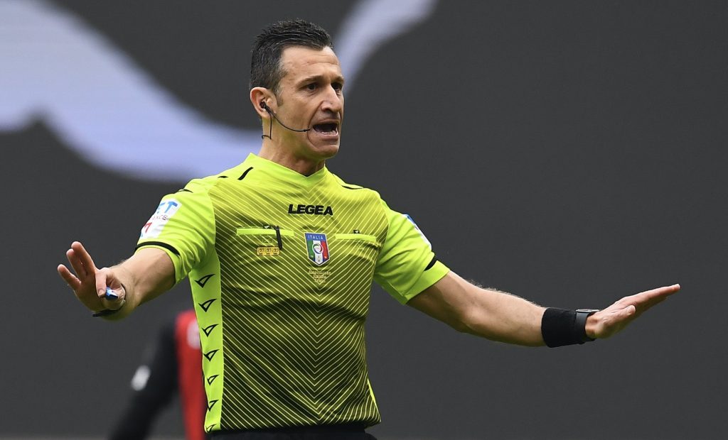 Daniele Doveri Milan-Inter Serie A