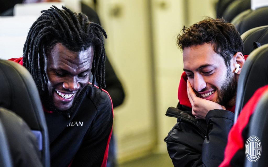 Franck Kessie Hakan Calhanoglu