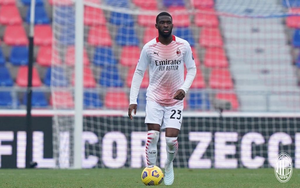 FIkayo Tomori AC Milan Bologna-Milan