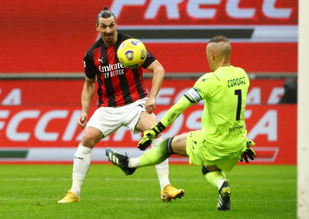 AC Milan v FC Crotone Ibrahimovic