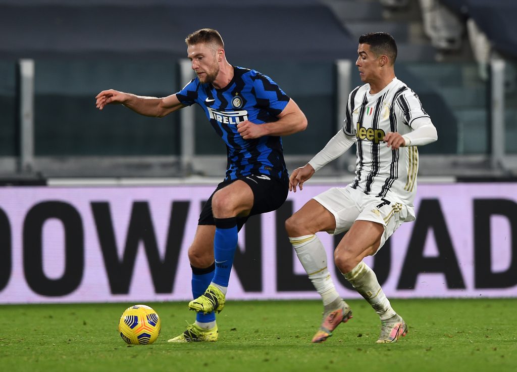 Milan Skriniar Cristiano Ronaldo