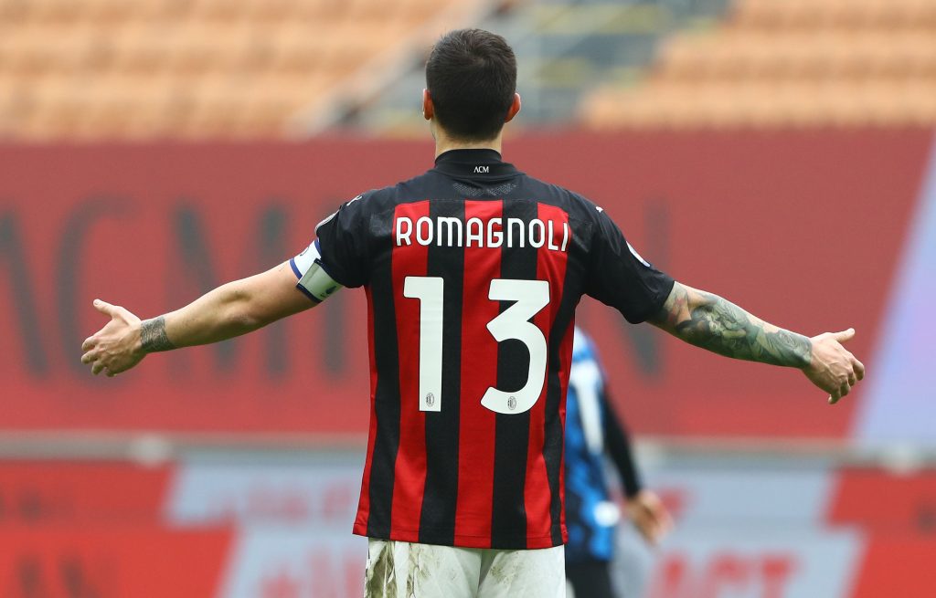 Alessio Romagnoli AC Milan Milan-Inter Serie A