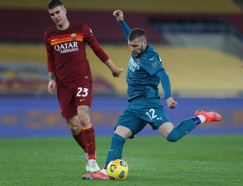 Ante Rebic in Roma-Milan