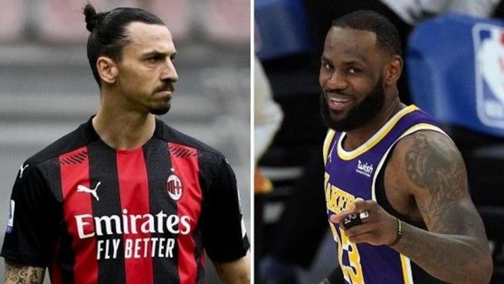 Zlatan Ibrahimovic LeBron James