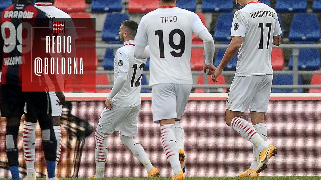 Rebic gol Bologna AC Milan (GettyImages)