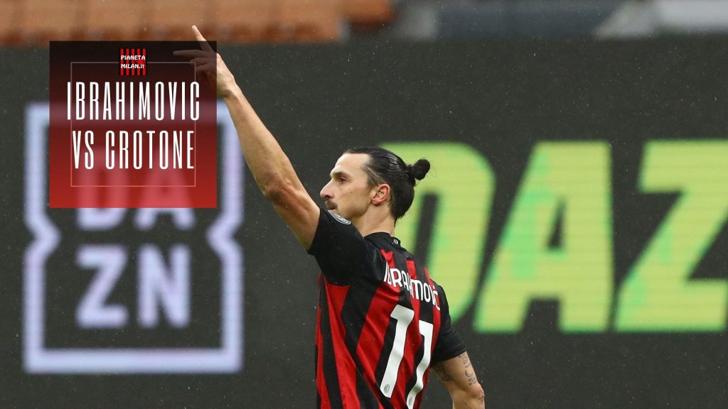 Il secondo gol di Ibrahimovic in AC Milan-Crotone nella video news (GettyImages)