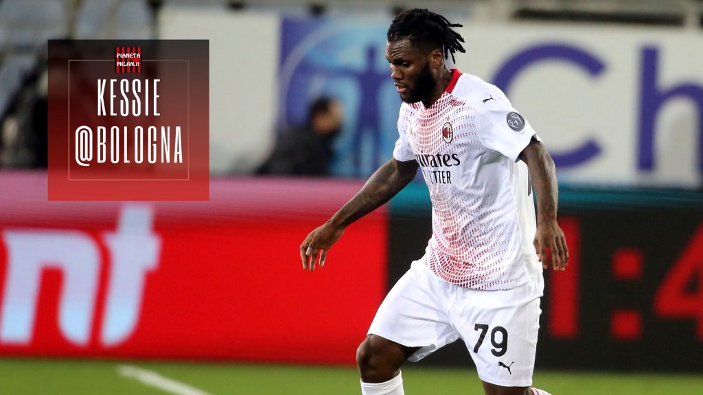Kessie gol in Bologna AC Milan (GettyImages)