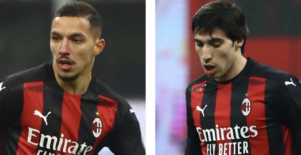 Ismaël Bennacer Sandro Tonali AC Milan