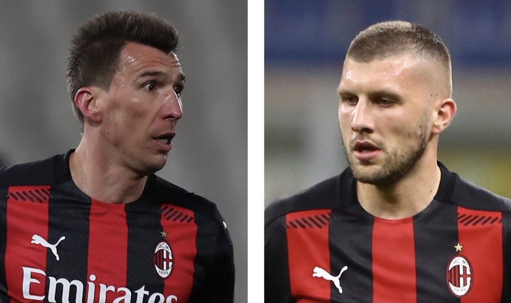 Mario Mandzukic Ante Rebic AC Milan