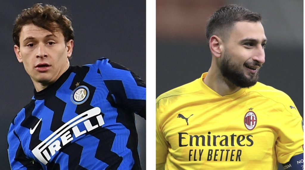 Nicolò Barella Inter Gigio Donnarumma AC Milan