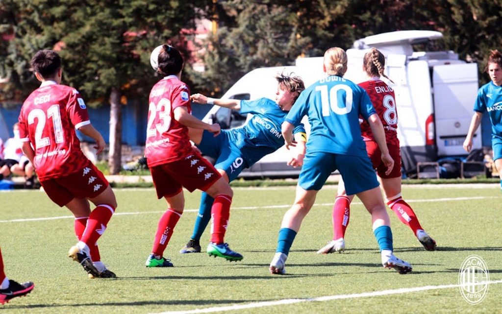 Pink Bari AC Milan Femminile gol Valentina Giacinti