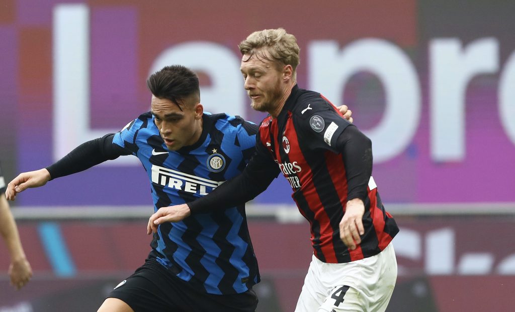 Simon Kjaer AC Milan Milan-Inter Serie A