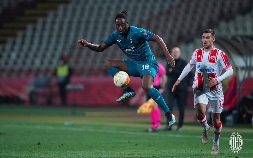 Soualiho Meïte AC Milan Stella Rossa-Milan Europa League