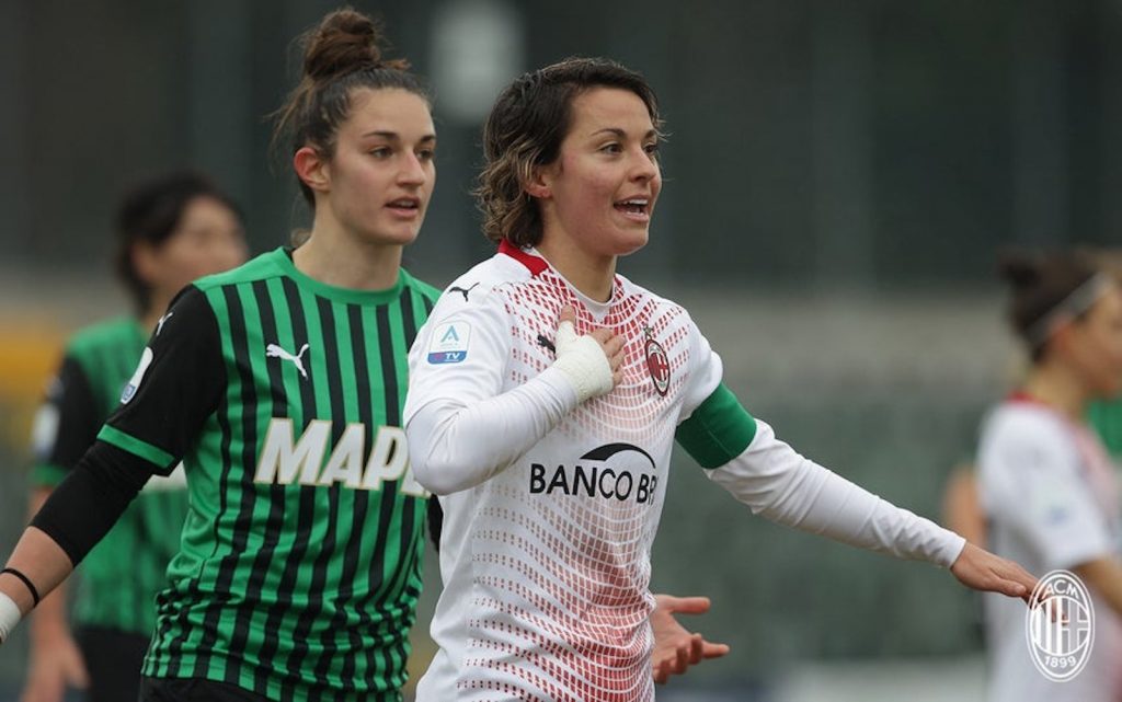Valentina Giacinti AC Milan Femminile Sassuolo-Milan