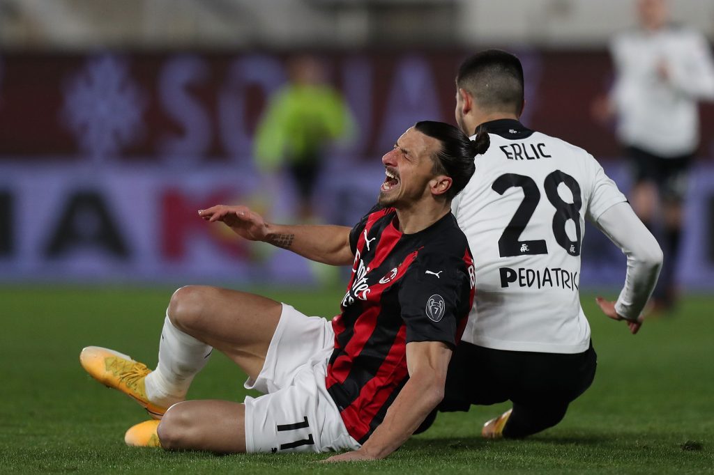 Zlatan Ibrahimovic AC Milan Spezia-Milan
