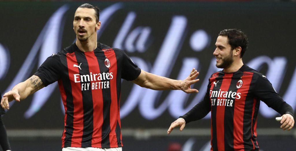 Zlatan Ibrahimovic Davide Calabria AC Milan