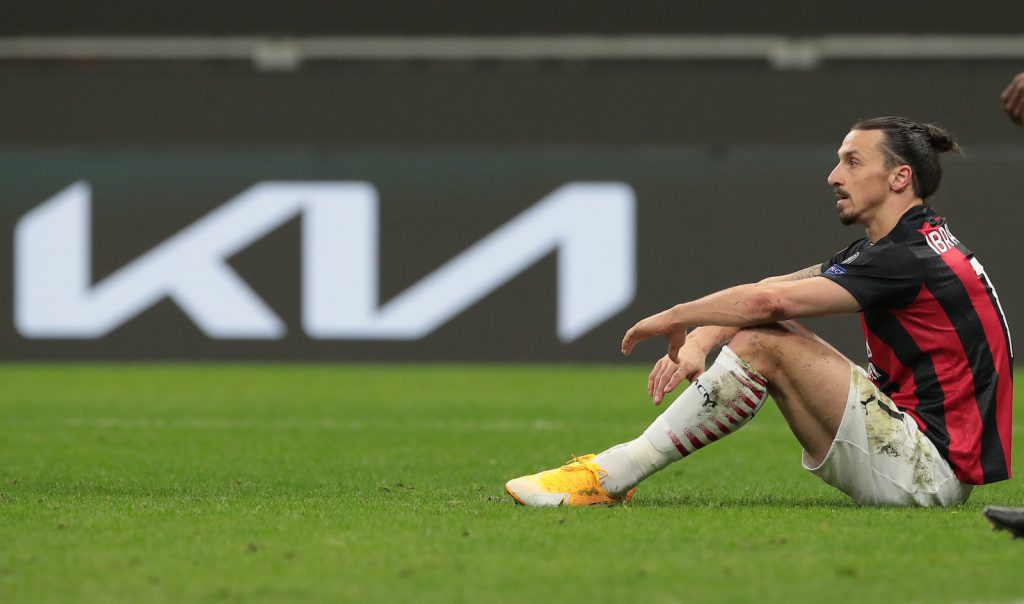 Zlatan Ibrahimovic AC Milan Milan-Manchester United Europa League