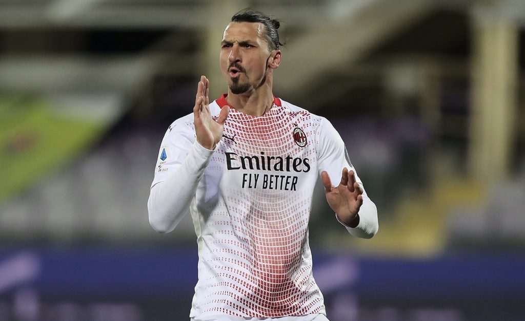 Zlatan Ibrahimovic AC Milan Fiorentina-Milan Serie A
