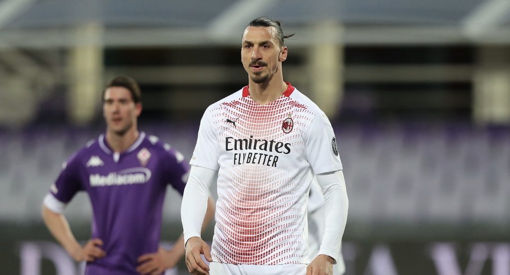 Zlatan Ibrahimovic AC Milan Fiorentina-Milan Serie A