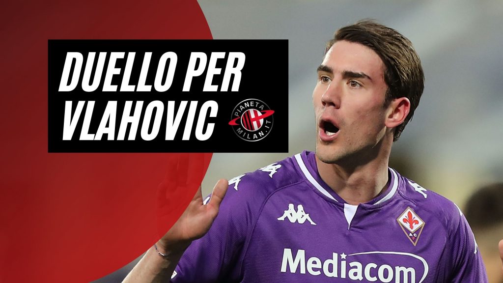 Vlahovic piace all AC Milan e alla Roma: duello di calciomercato per l'attaccante della Fiorentina. Le ultime news nel video (GettyImages)